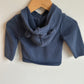 Blue Knit Hoodie with Ears / 6m