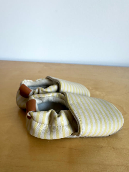 Yellow Stripe Soft Sole Shoes / 18-24m