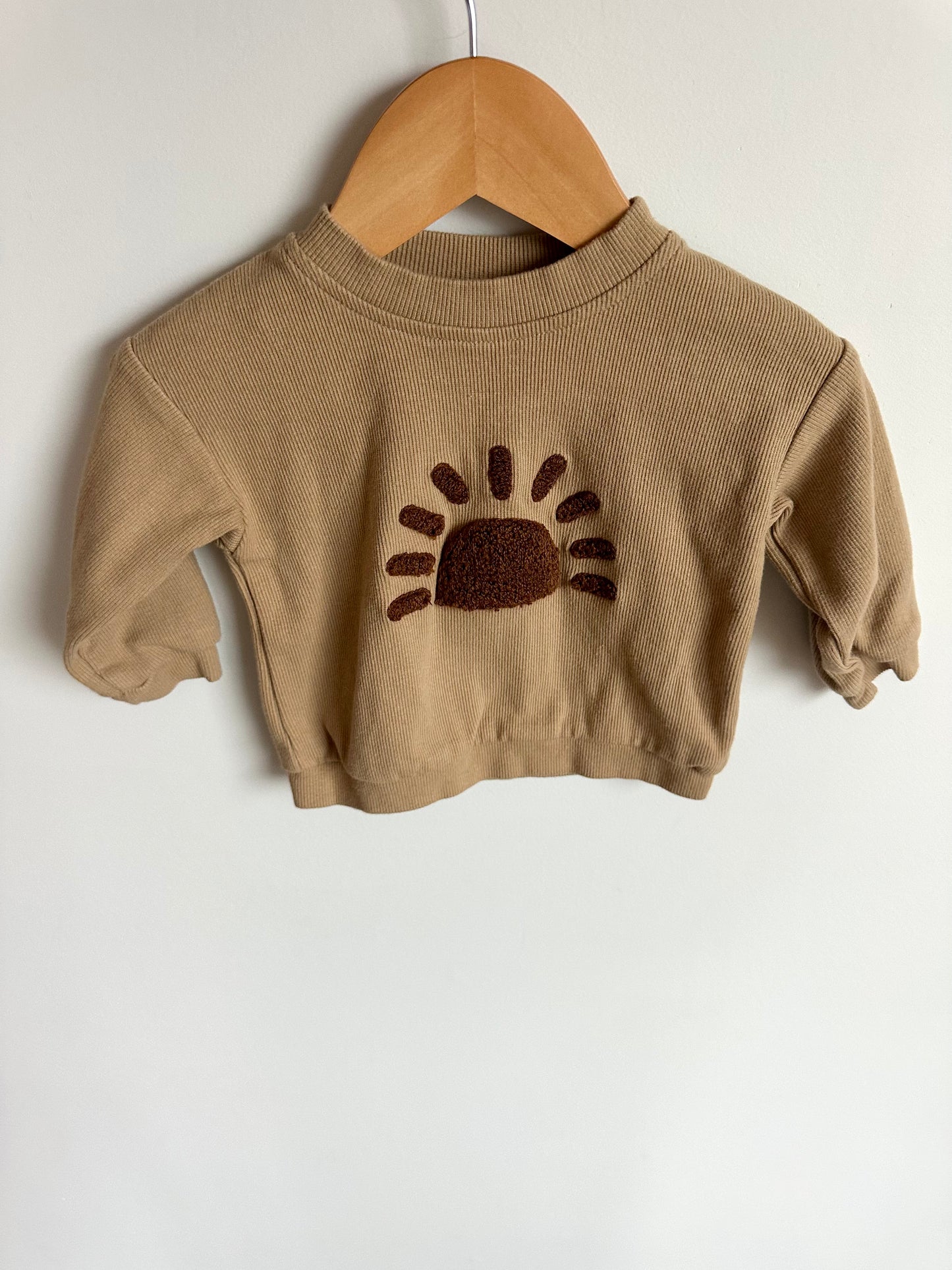 Brown Sunshine Sweater / 3-6m