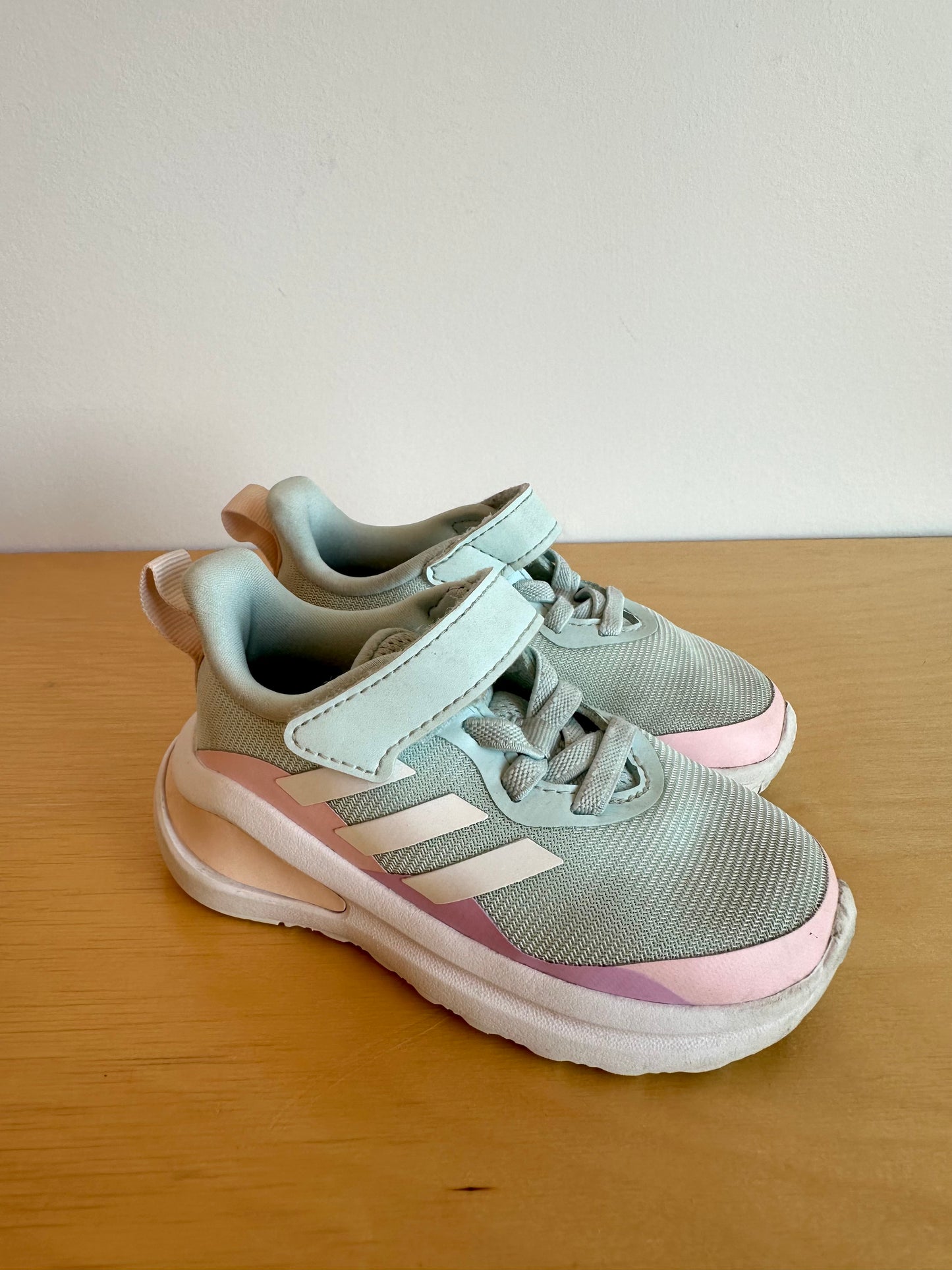 Adidas Pink + Grey Shoes / Size 6 Toddler