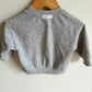 Grey Dino Embroidered Crewneck / 3-6m