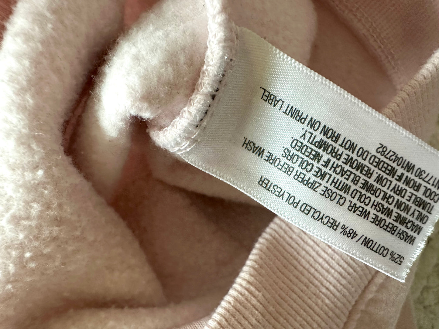 Blush Hoodie Sweater / 12m