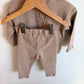 H&M Fawn Pocket Top + Pants Set / 12-18m