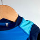 Blue Colored Block Swim Top / 2T