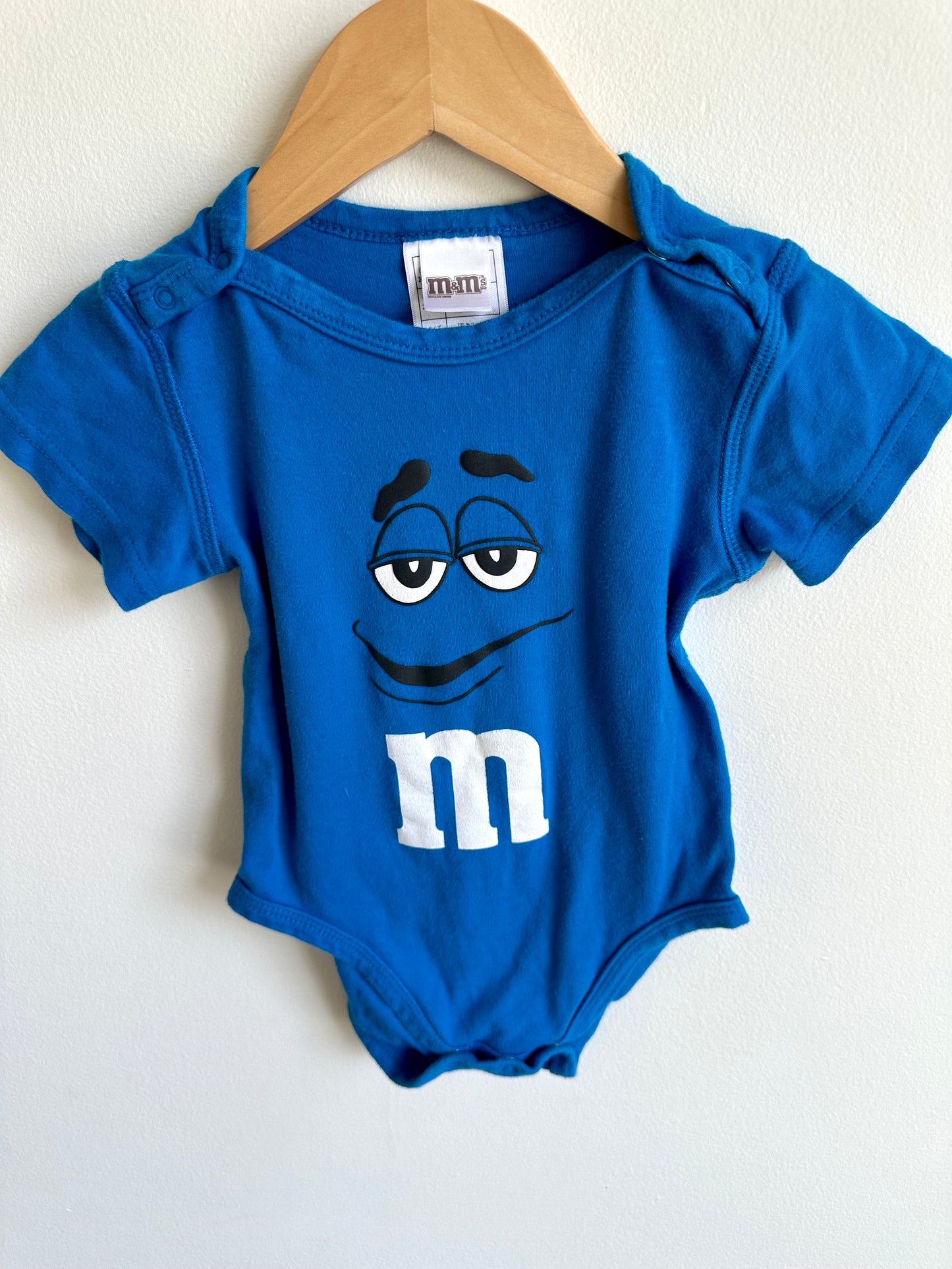 Blue M&M Bodysuit / 24m