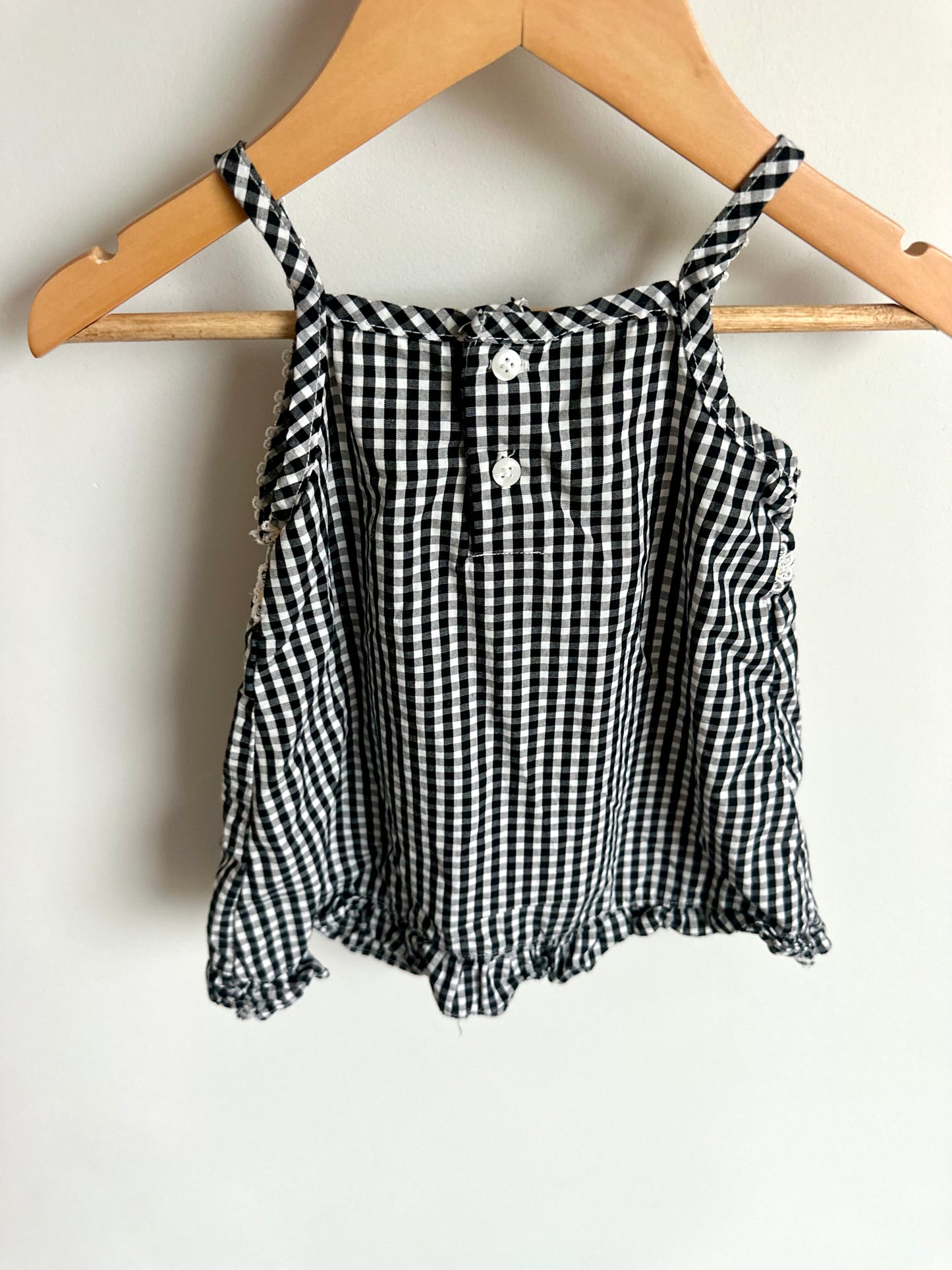 Daisy Checkered Tunic Dress / 12m