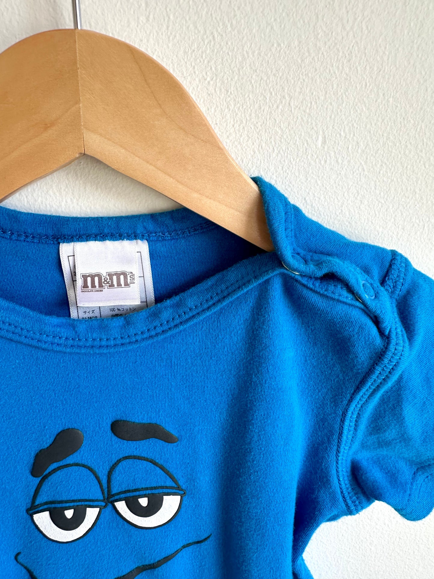 Blue M&M Bodysuit / 24m