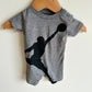 Grey Jordan Romper / 0m