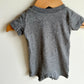 Grey Jordan Romper / 0m