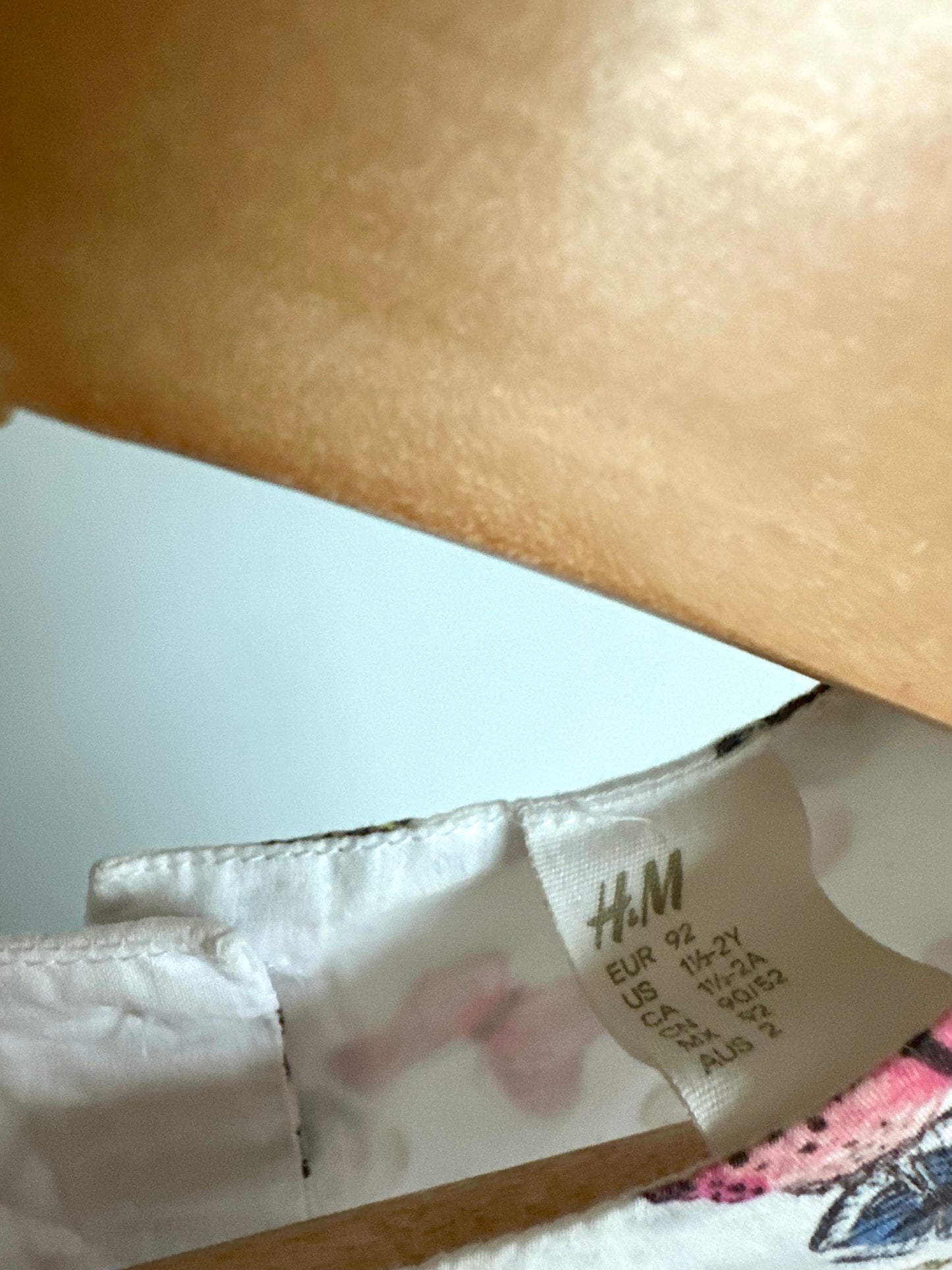 Butterfly White Dress / 18-24m