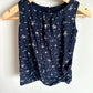 Navy Polka Dot Floral Dress / 24m