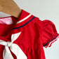 Vintage Red Sailor Dress / 18m?