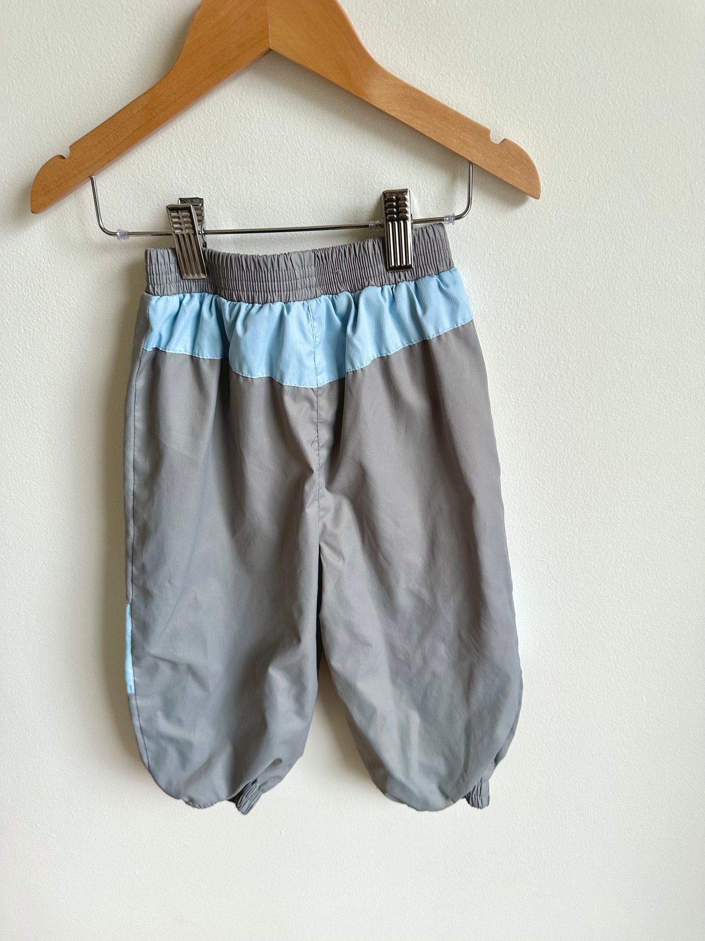 Grey & Blue Lined Track Pants / 18m