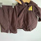 Monkey Costume with Fleece Pants / 12m