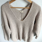 Oat Chunky Sweater (With tags) / Small