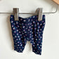 Floral Navy Pants with Bow / 0m