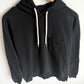 Black Maternity Hoodie / Small