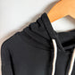 Black Maternity Hoodie / Small