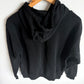 Black Maternity Hoodie / Small