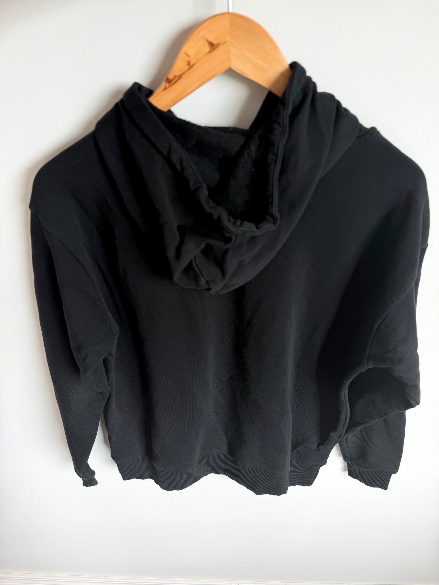 Black Maternity Hoodie / Small