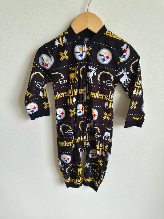 Steelers Zippered Sleeper / 12m