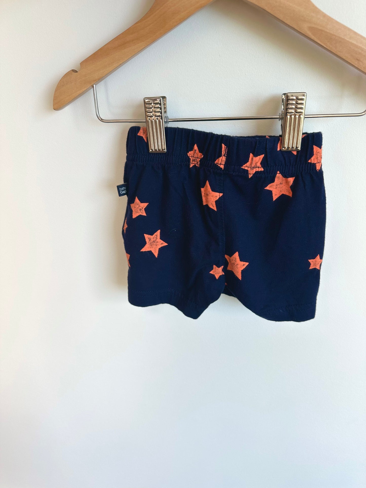 Navy Star Shorts / 0-3m