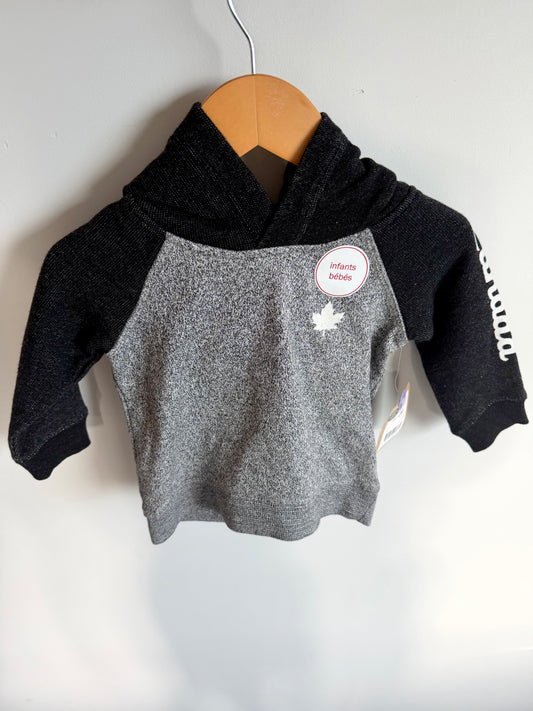 Canadiana Grey Hoodie (With tags) / 6-12m