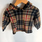 Vintage Plaid Fleece Hoodie / 12-18m?