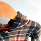 Vintage Plaid Fleece Hoodie / 12-18m?
