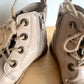 Tan Combat Zipper Boots / Size 7 Toddler (No Shipping)