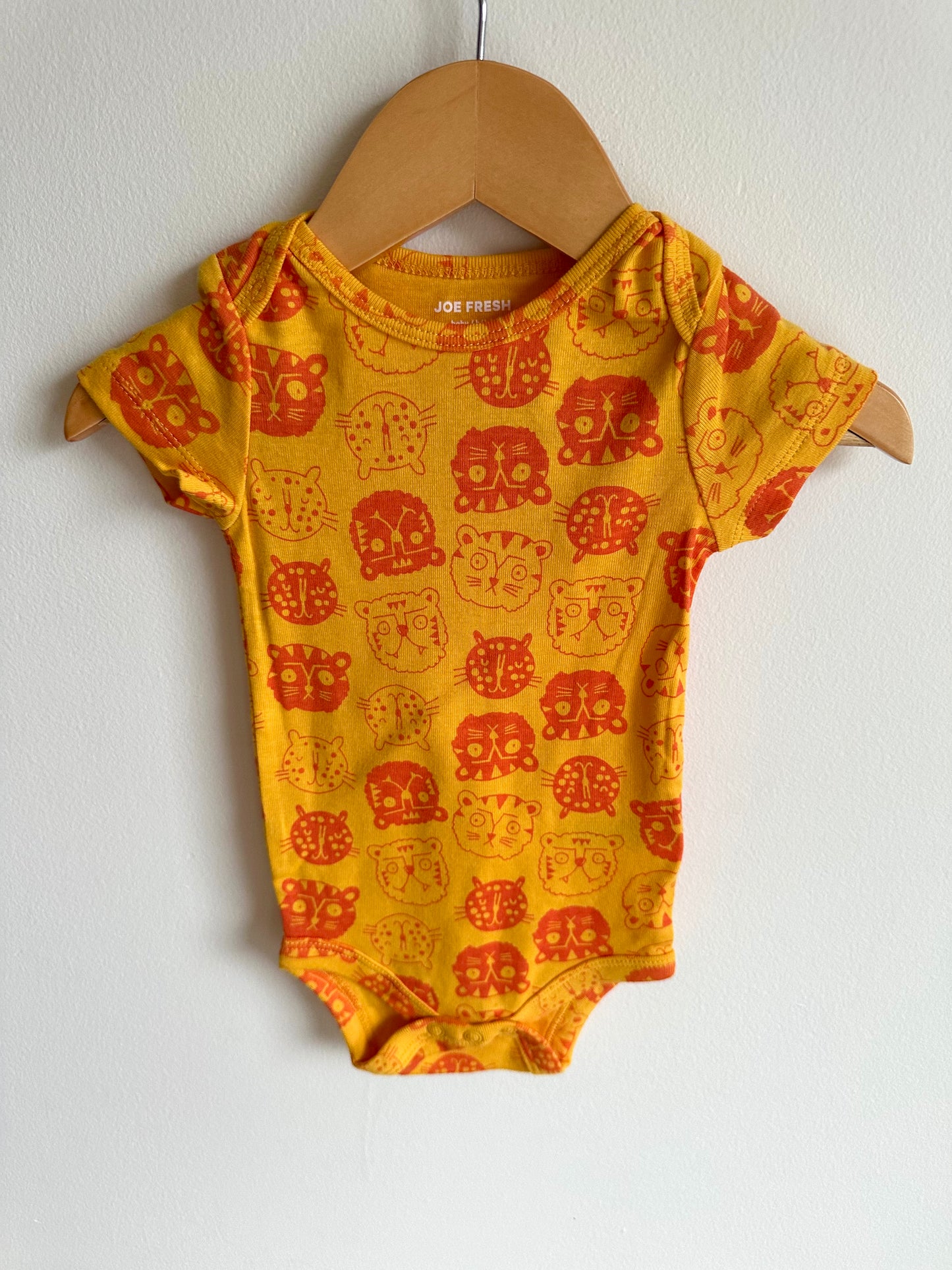 Tiger Face Bodysuit / 3-6m