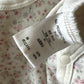 Floral Pattern Cream Bodysuit / 18-24m