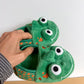 Frog Green Slippers / Size 7-8 Toddler (No Shipping)