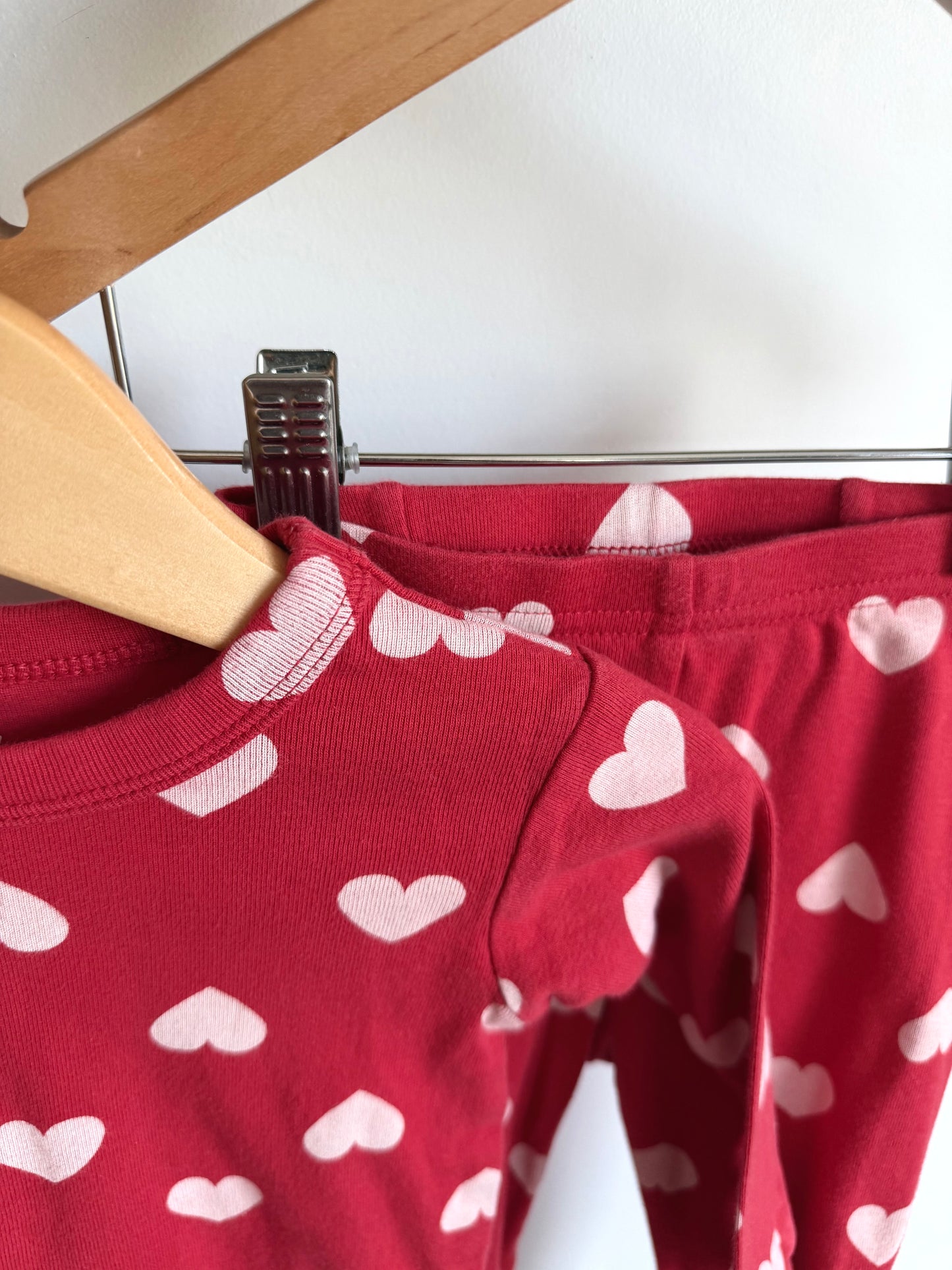 Heart Red PJ Set / 12m