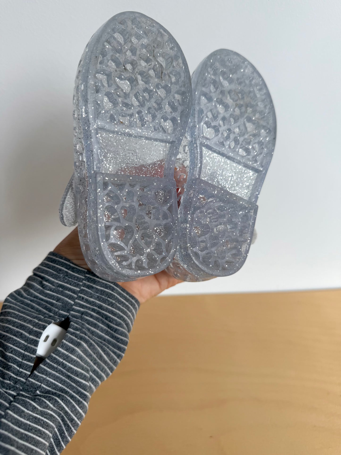 Jelly Heart Sandals / Size 7 Toddler