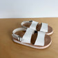 Zara White Strap Sandals / Size 7 Toddler