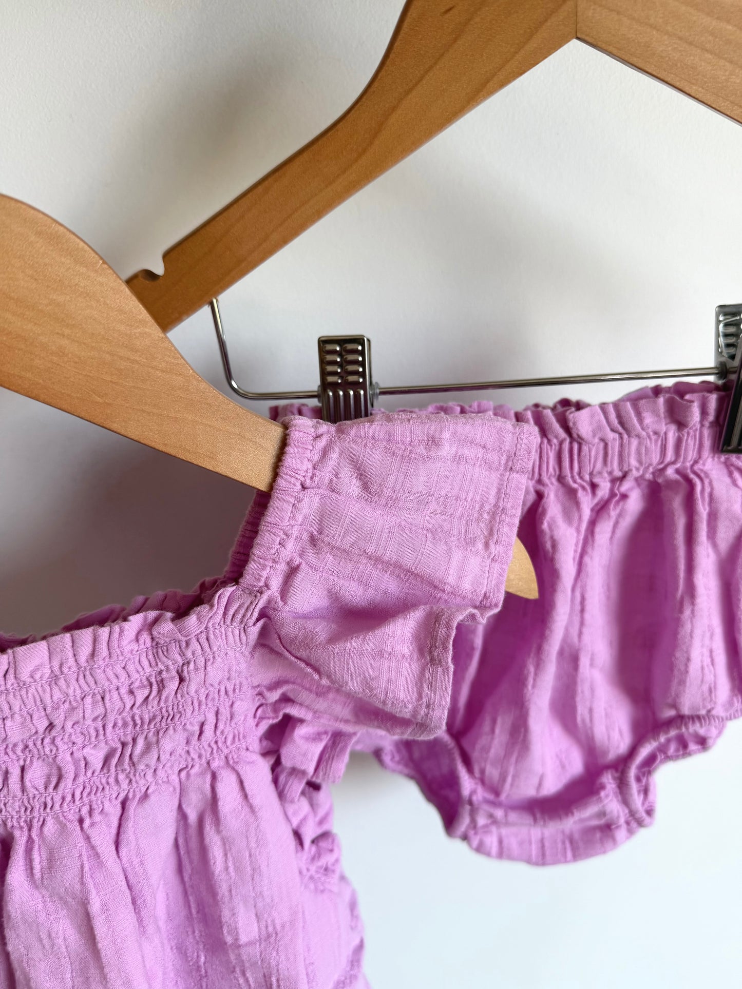Taffy Pink Top + Bloomers Set / 6-9m