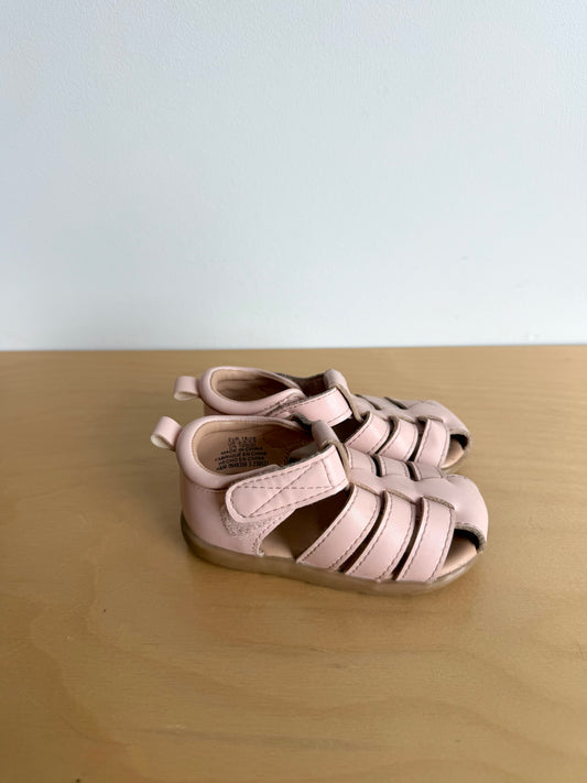 Blush Strap Fisherman Sandals / Size 2.5-3.5 Infant