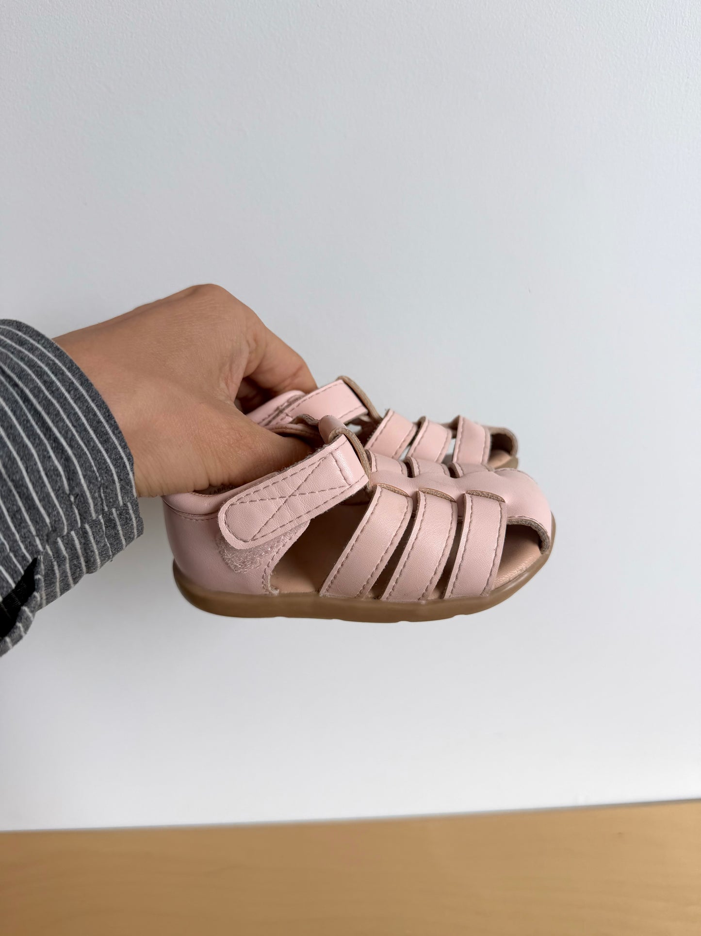 Blush Strap Fisherman Sandals / Size 2.5-3.5 Infant
