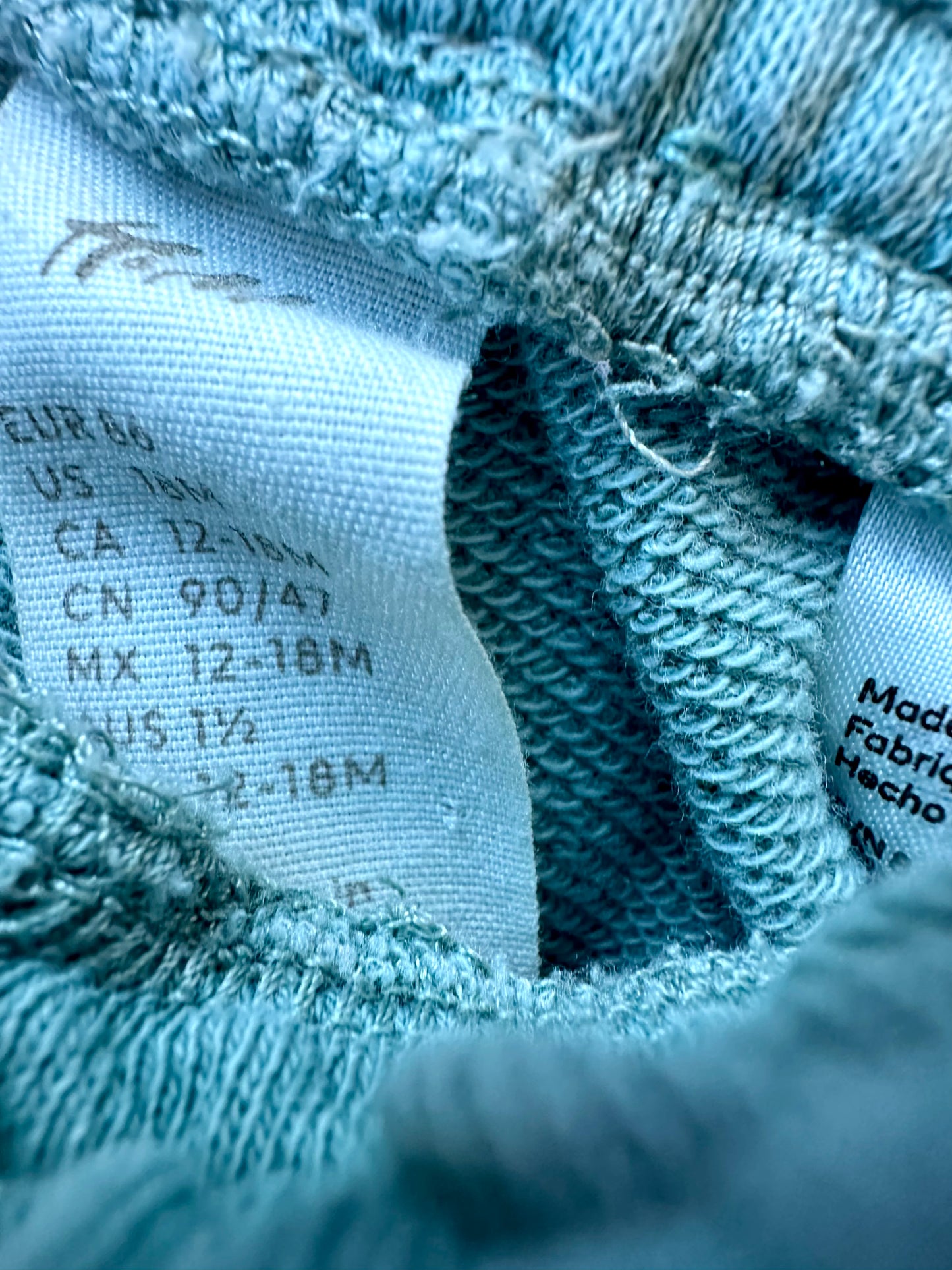 H&M Sage Side Pocket Shorts / 12-18m