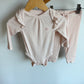 Gap Ribbed Bodysuit + Pants Set / 6-12m
