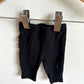 Black Ruffle Bottom Pants / 0m