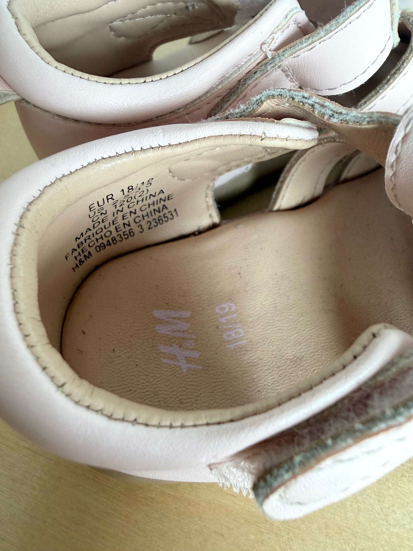 Blush Strap Fisherman Sandals / Size 2.5-3.5 Infant