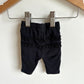 Black Ruffle Bottom Pants / 0m