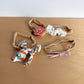Felt Flower, Lace, Carrot, Mini Bow Nylon Headband / 0-12m