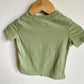 Bear Skateboarding Green Shirt / 12m