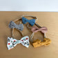 Mustard, Leather, Floral, Chambray, Stripe Nylon Headband / 0-12m
