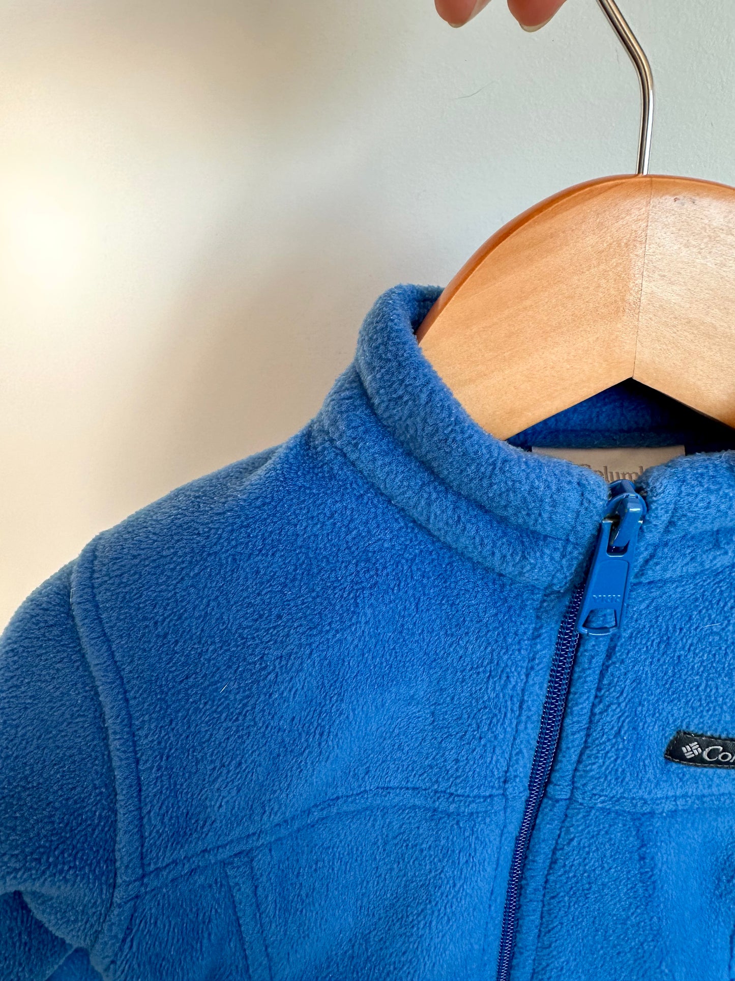 Columbia Blue Zippered Sweater / 18-24m