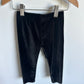 Black Velour Pants / 18-24m