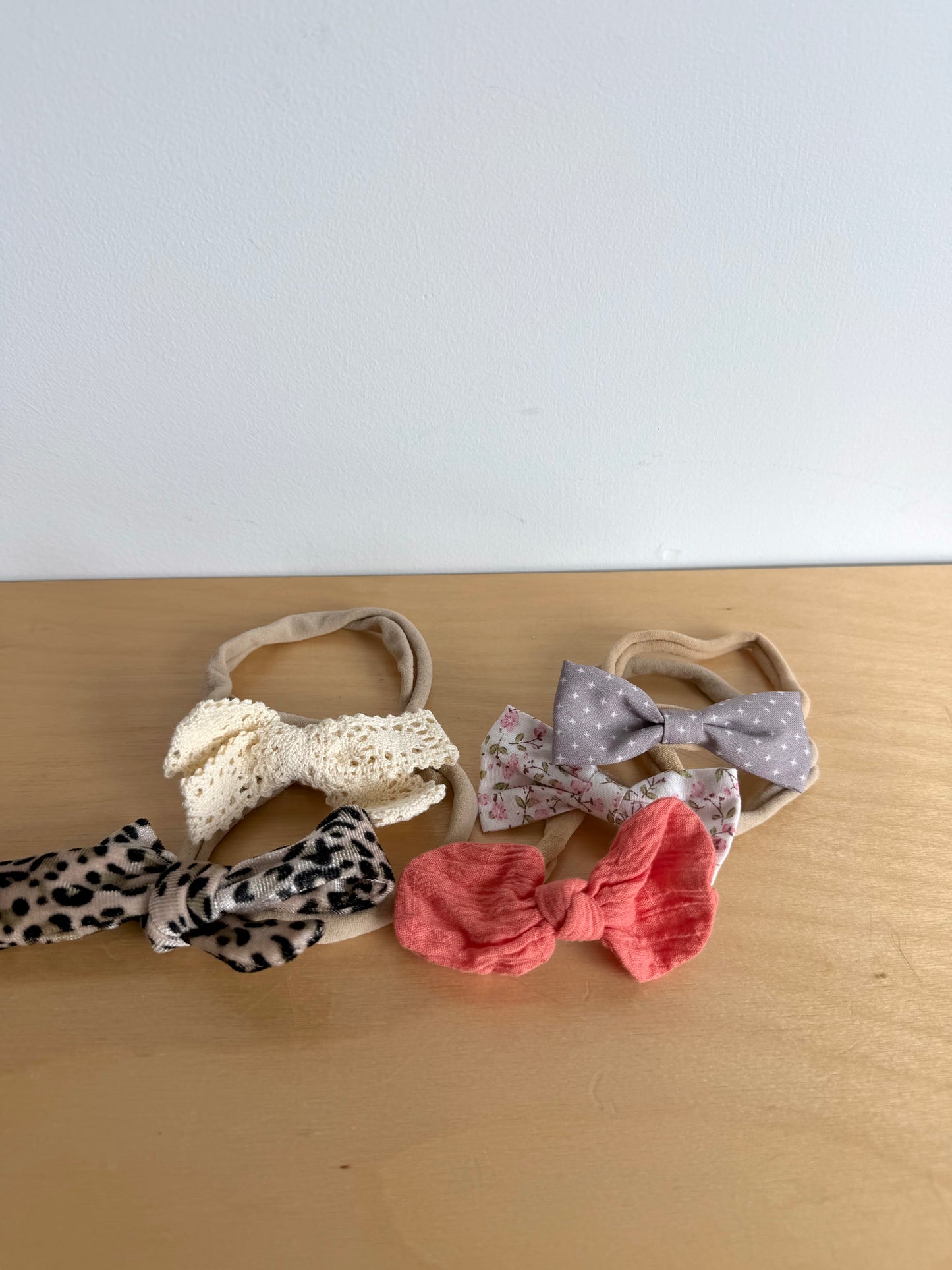 Coral, Leopard, Floral, Lace, Star Nylon Headband / 0-12m